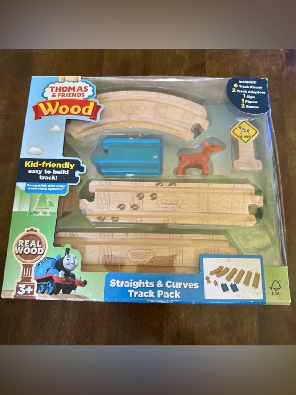 Thomas & Friends Wood Train straights and curves track pack compatible RARE